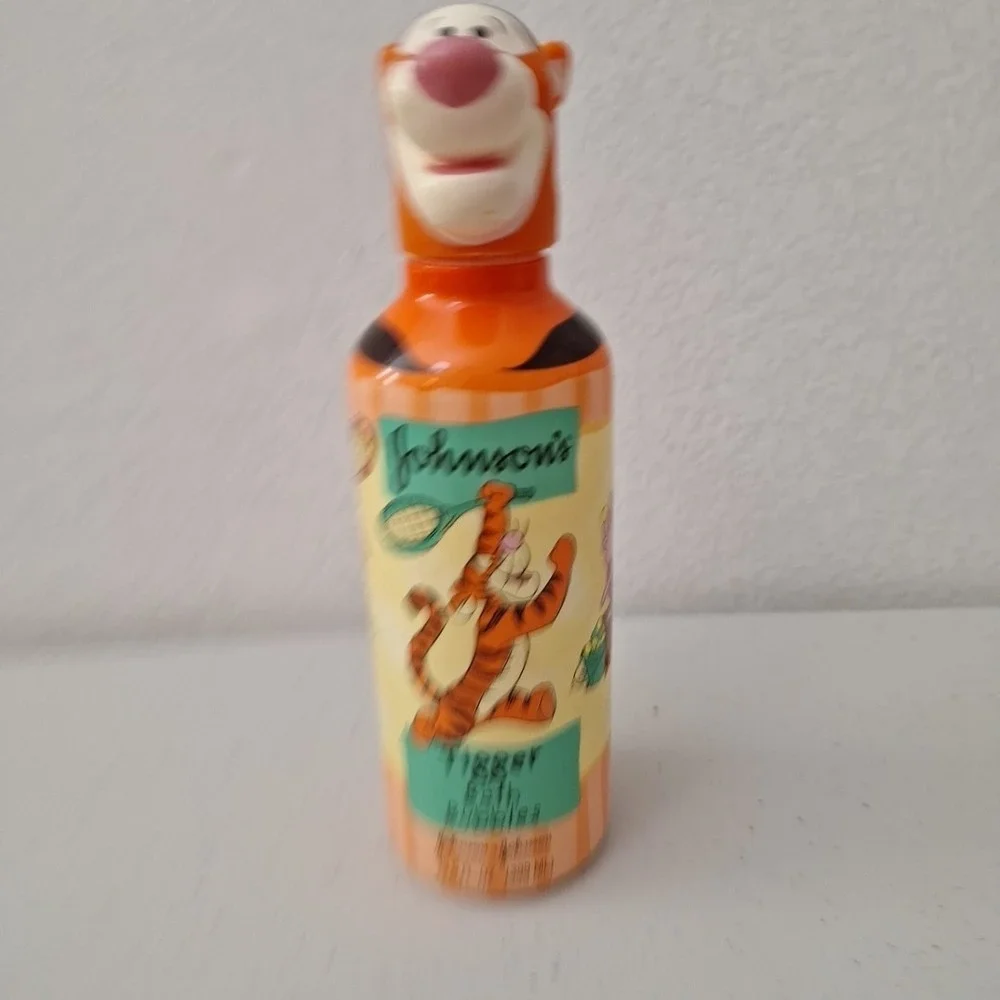 Vtg NEW FULL 1992 Johnson & Johnson TIGGER Bubble Bath‎ Collector's - Disney